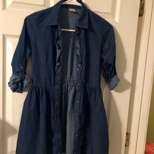 Girls jean dress